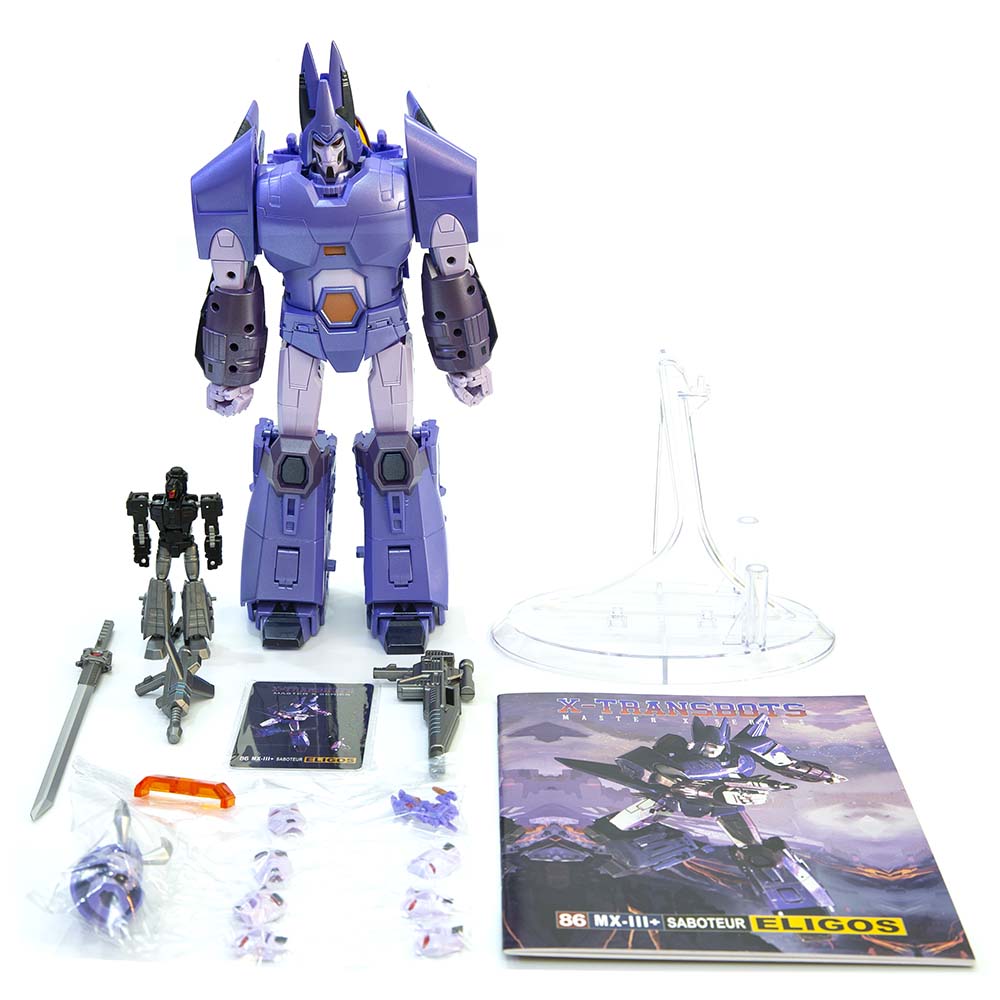 X-Transbots MX-3+ MX-III+ SABOTEUR ELIGOS Cyclonus Metallic X-Transbots MX-3+ MX-III+ SABOTEUR ELIGOS Cyclonus Metallic