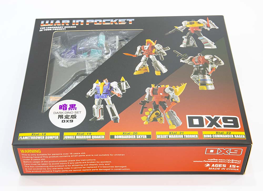 DX9 War In Pocket Dinobot Set X18~22 Bumper Quaker Skyer Thorner Rager In stock 
