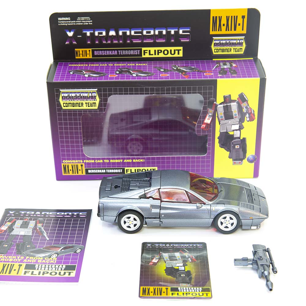 X-Transbots MX-14T WILDRIDER G1 Filpout Younger Version Action