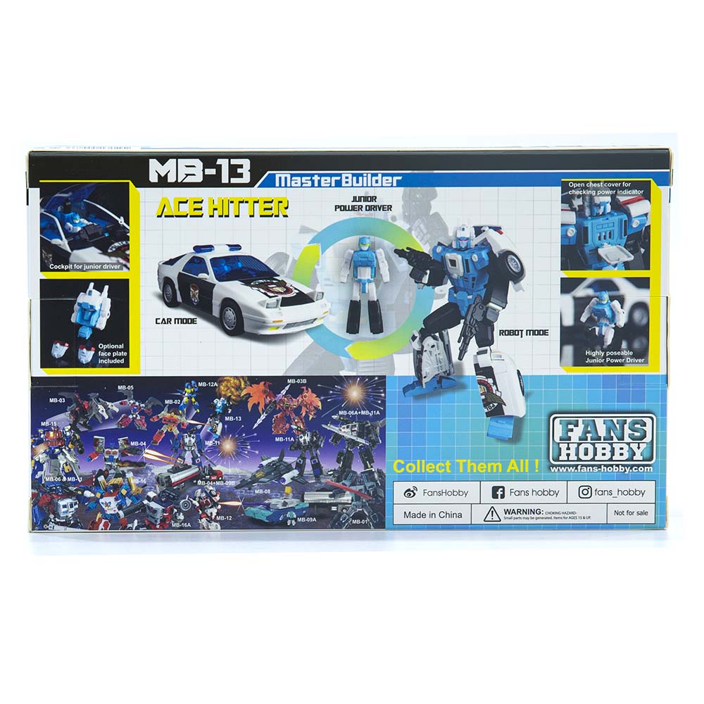 FansHobby MB MB-13 MB13 Ace Hitter Master Builder Action Figure