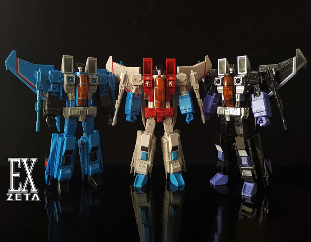 Zeta TOYS EX-15 Starscream EX-16 Thundercracker EX-17 Skywarp MP