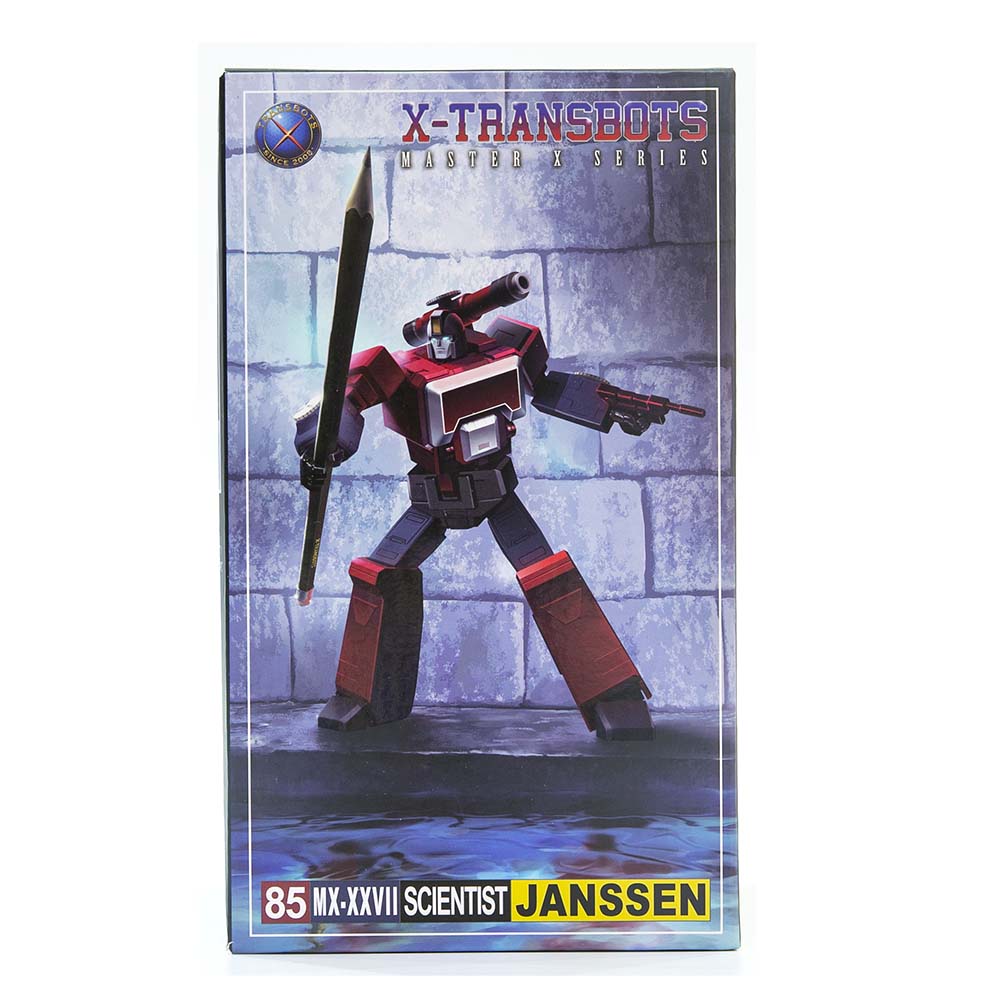 X-Transbots MX-27 MX-XXVII Janssen scientist Perceptor Figure toy