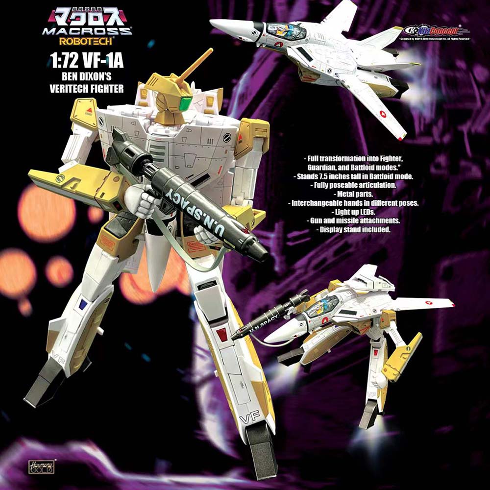 KitzConcept Transform Macross Robotech 1/72 VF-1A Ben Dixon's