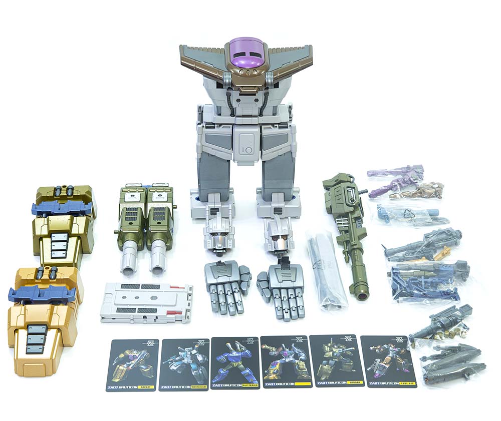 Zeta Toys ZA-07 Bruticon Bruticus Metallic Edition Full Set