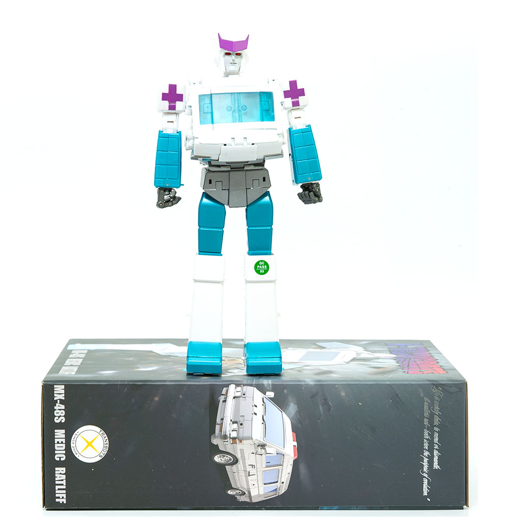 X-Transbots Ratchet MX-48S Ratliff Mirror G1 Action Figure Model