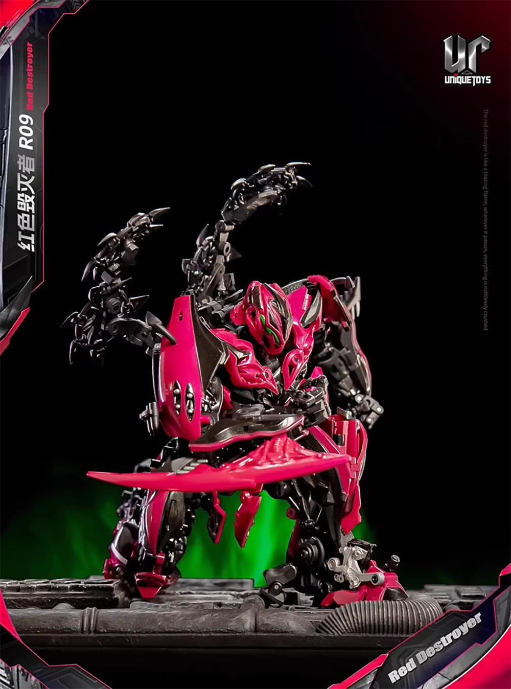 Unique Toys UT R-09 Red Destroyer Stinger Action Figure toy in